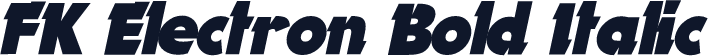 FK Electron Bold Italic