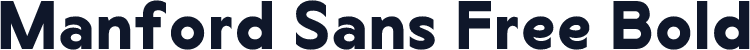Manford Sans Free Bold