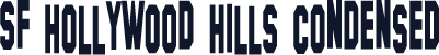 SF Hollywood Hills Condensed