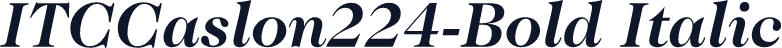 ITCCaslon224-Bold Italic