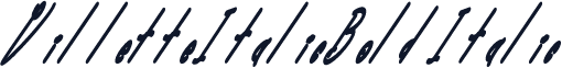 Villette Italic Bold Italic