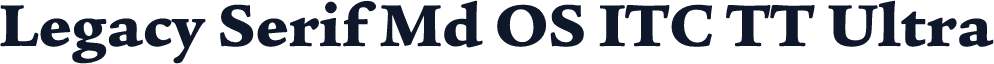 Legacy Serif Md OS ITC TT Ultra