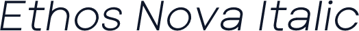 Ethos Nova Italic
