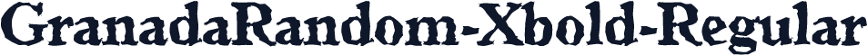 GranadaRandom-Xbold-Regular