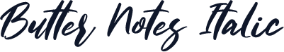 Butter Notes Italic