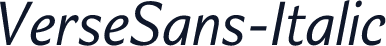 VerseSans-Italic