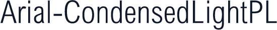 Arial-CondensedLightPL