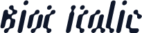 Biot Italic