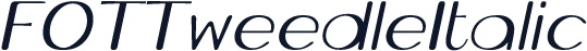 FOTTweedleItalic