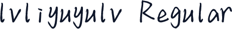 lvliyuyulv Regular