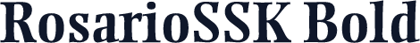 RosarioSSK Bold