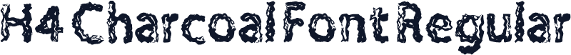 H4 Charcoal Font Regular