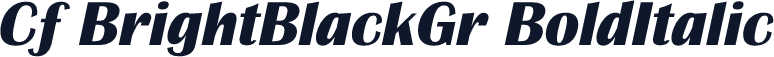 Cf BrightBlackGr BoldItalic
