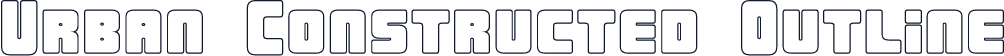 Urban Constructed Outline