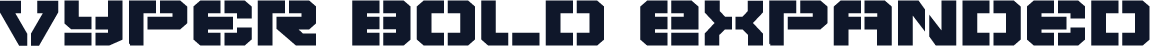 Vyper Bold Expanded