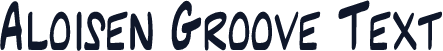 Aloisen Groove Text