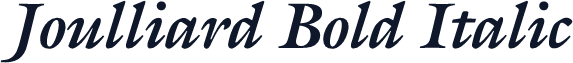 Joulliard Bold Italic