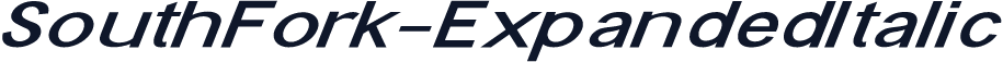 SouthFork-ExpandedItalic