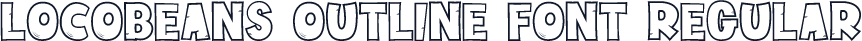 Locobeans Outline Font Regular
