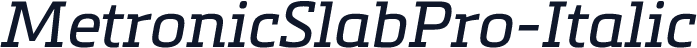 MetronicSlabPro-Italic
