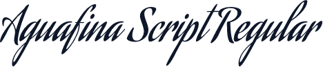 Aguafina Script Regular