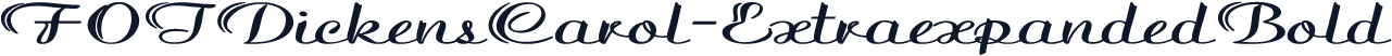 FOTDickensCarol-ExtraexpandedBold