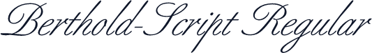 Berthold-Script Regular