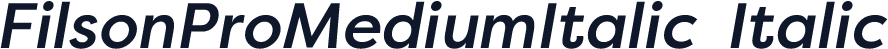 FilsonProMediumItalic-Italic