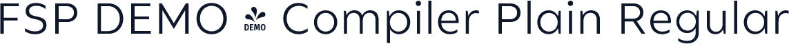 FSP DEMO - Compiler Plain Regular