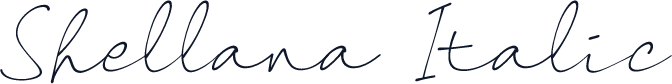 Shellana Italic