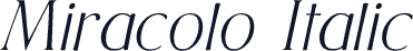Miracolo Italic