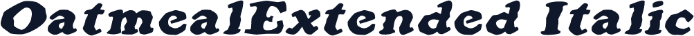 OatmealExtended Italic
