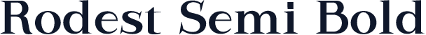 Rodest Semi Bold