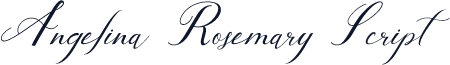 Angelina Rosemary Script