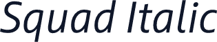 Squad Italic