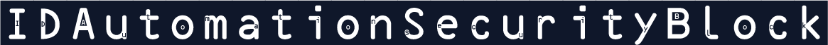 IDAutomationSecurityBlock
