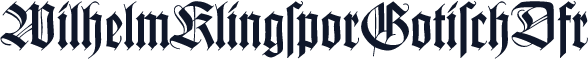 WilhelmKlingsporGotischDfr