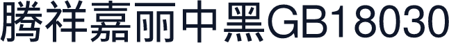 腾祥嘉丽中黑GB18030