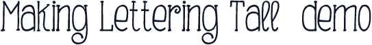 Making Lettering Tall_demo