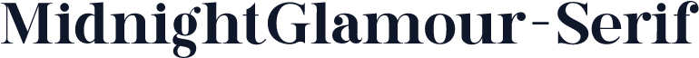 MidnightGlamour-Serif