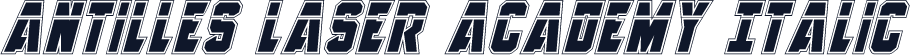 Antilles Laser Academy Italic