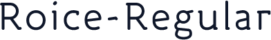 Roice-Regular