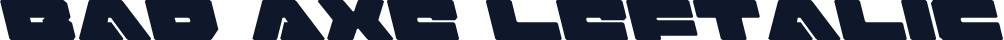 Bad Axe Leftalic