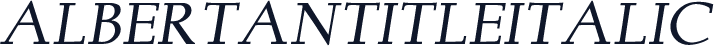 AlbertanTitleItalic