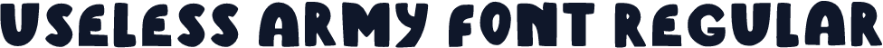 Useless Army Font Regular