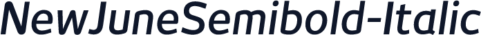 NewJuneSemibold-Italic