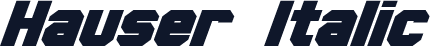 Hauser Italic
