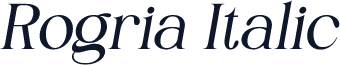 Rogria Italic