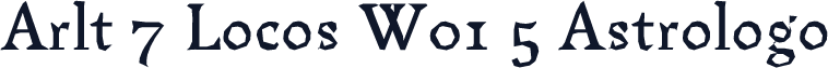 Arlt 7 Locos W01 5 Astrologo
