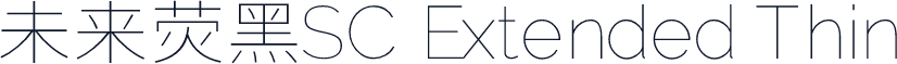 未来荧黑SC Extended Thin